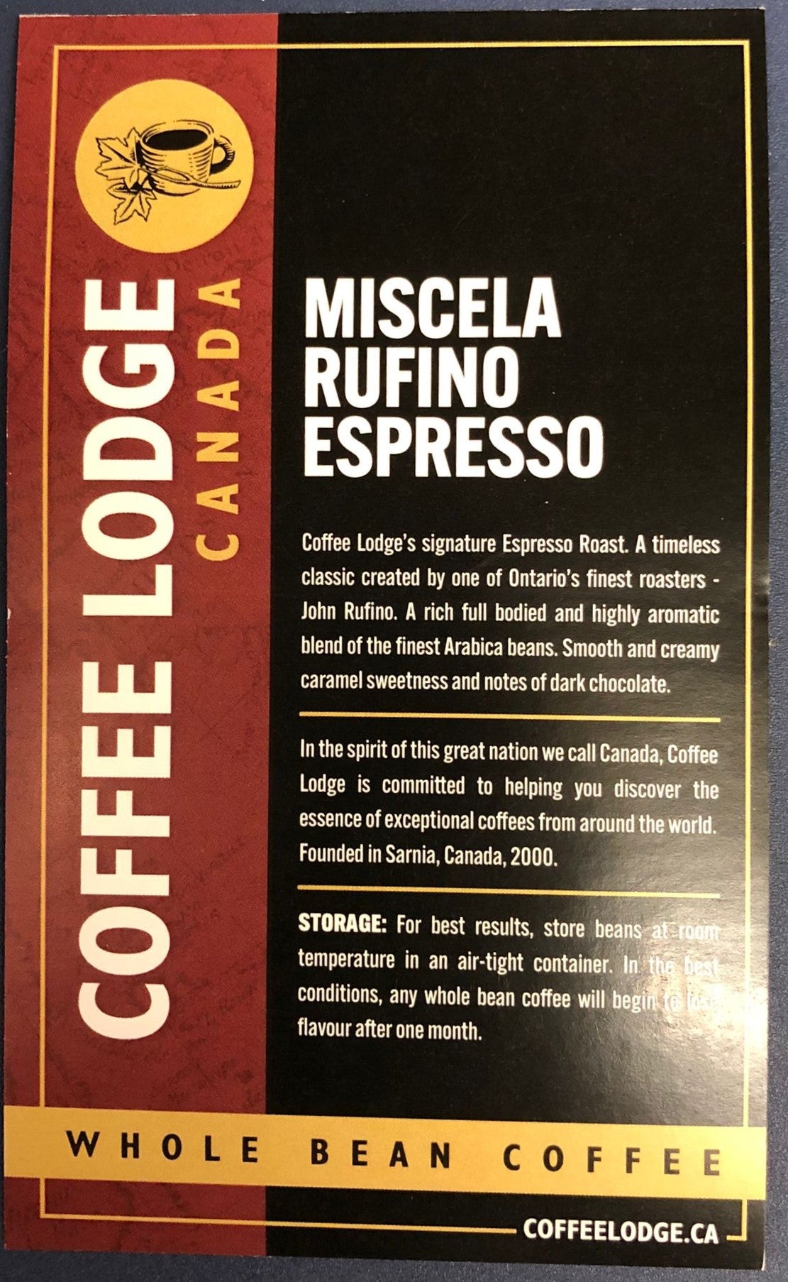 Miscela Rufino Espresso Blend